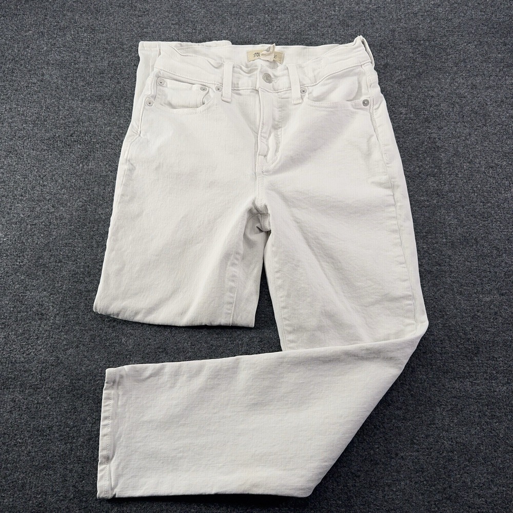 Madewell Women's‎ The Perfect Vintage Jean White 24P EUC